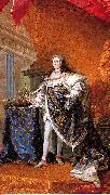 Charles-Amedee-Philippe van Loo Portrait of Louis XV of France oil painting